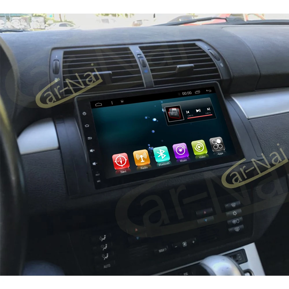 Автомобиль gps Navi 9 дюймов Android 7,1/8,0 для BMW E53 X5 E39 5 M5 1997-2006 Полный сенсорный автомобильный мультимедиа радио Wi-Fi навигации BT