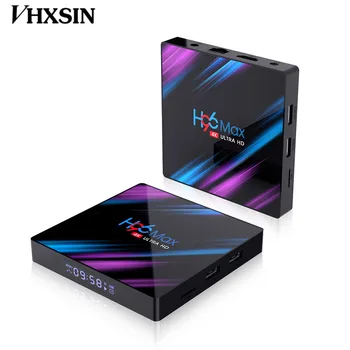 

VHXSIN H96 max 3318 Quad-Core 2+16G/4+32G Android 9.0 HD Smart Network Media Player RK3318 TV Box H96Max