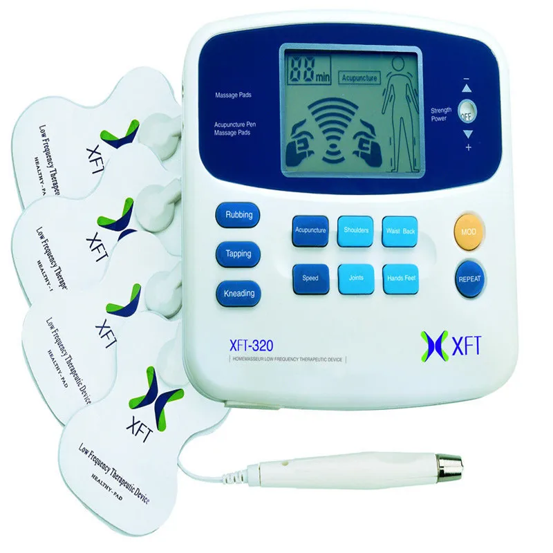  Dual Tens Machine Digital Low Frequency Therapeutic Electrical Muscle Stimulator Tens Massager With