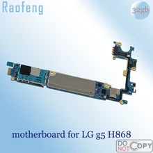 Raofeng 32 gb в разобранном виде Высокая качественная материнская плата для lg g5 H868 совместимый android разблокированная материнская плата хорошо работает с чипами