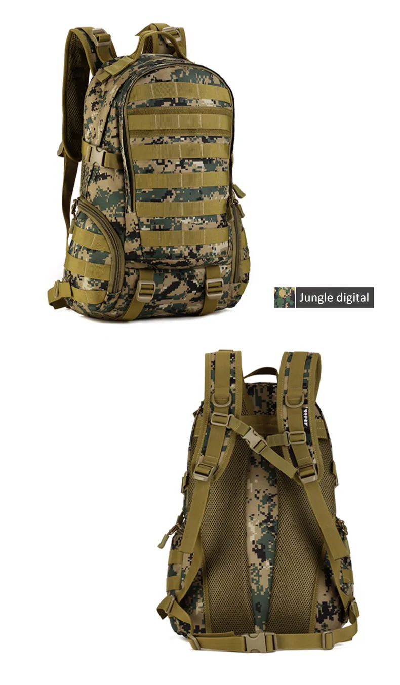 Bolsas de Desporto Tático Militar Mochila Acampamento Assalto Molle Montanhismo Caminhadas Camuflagem Caça Bolsa Xa369wd 35l 29 Cheap Mochilas escal.