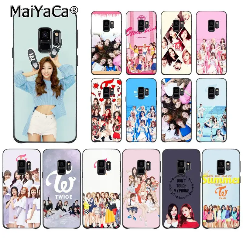 

MaiYaCa twice Kpop girl group TPU Soft Silicone Phone Case for Samsung Galaxy S9 plus S7 edge S6 edge plus S10 S8 plus case