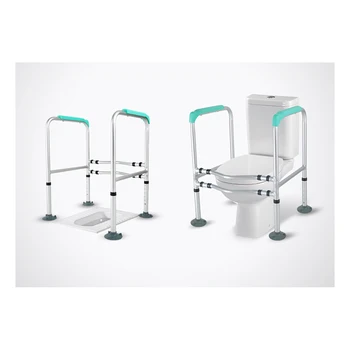 

Multifunctional anti-slip toilet assistant toilet safety grab rail width and height adjustable toilet commode frame