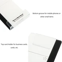 Левый и правый компьютерный монитор боковая панель компьютерный экран акриловая доска для сообщений с зарядным отверстием держатель для телефона