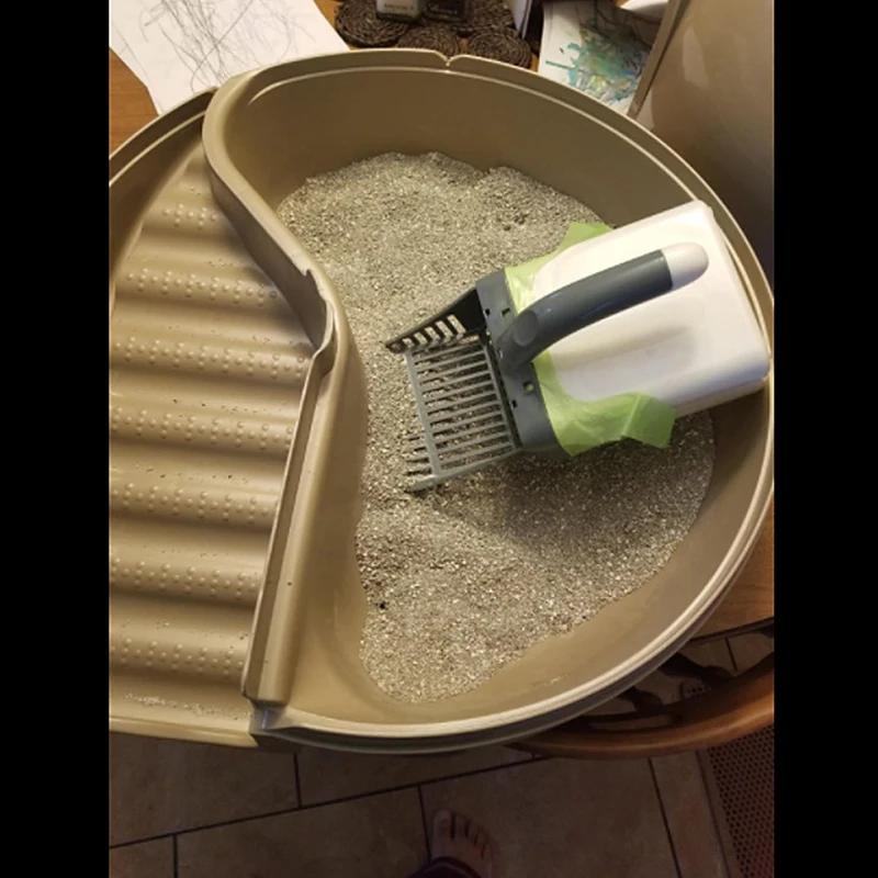 Лопата для кошачьего туалета с мешками для мусора, просеивающая кошачий песок, чистящие средства, собачьи пищевые совки для кошачьего туалета, набор