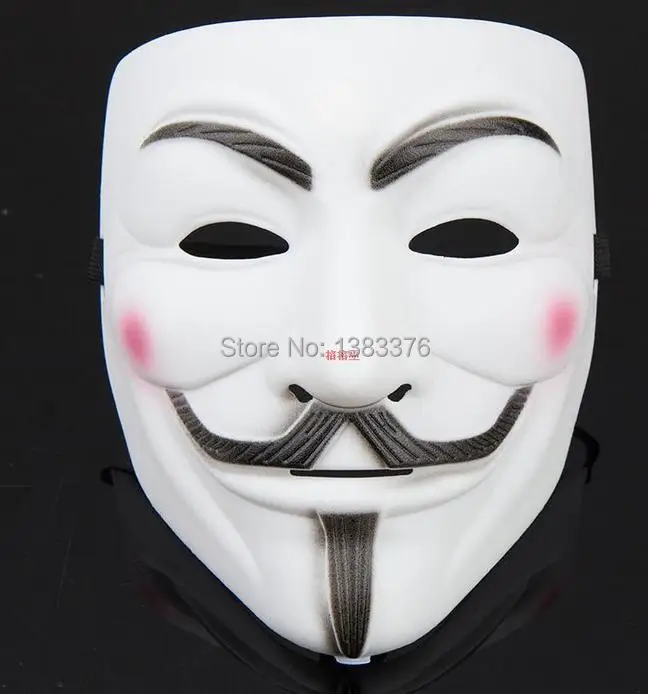 

Wholesale Price 20 pc/lot Mask V for Vendetta Mask Anonymous Guy Fawkes Fancy Dress Adult Costume Accessory 4221.3