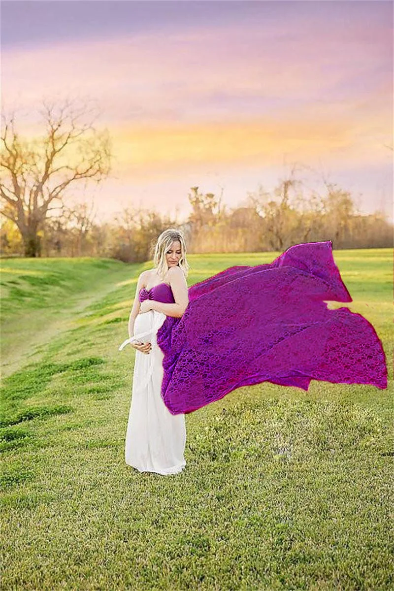 Реквизит для фотосессии для беременных; красивые двухцветные платья для беременных; Одежда для беременных; кружевное шифоновое платье; Платье для фотосессии