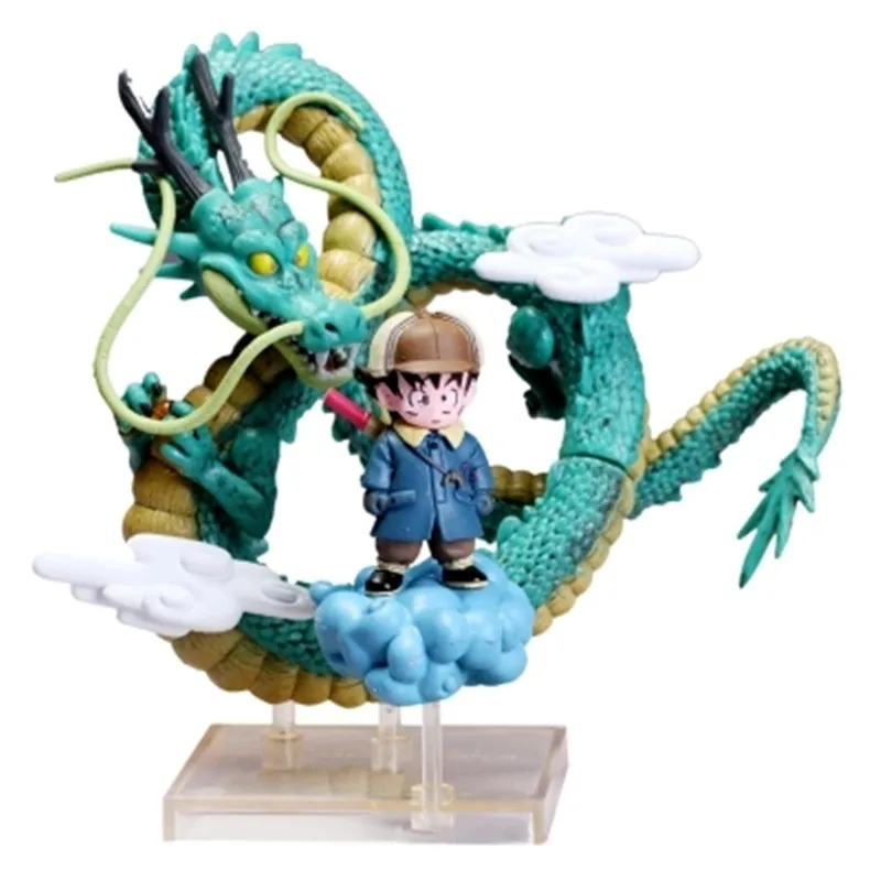 Драконий жемчуг супер детство Гоку и Shenron LT сцена издание ПВХ фигурка