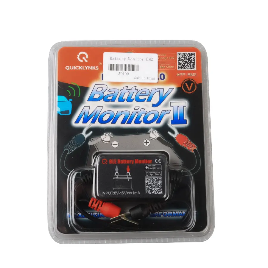 QUICKLYNKS-Battery-Monitor-BM2-On-Phone-APP-Bluetooth-4-0-Device-All-Car-12V-Battery-Tester (1)