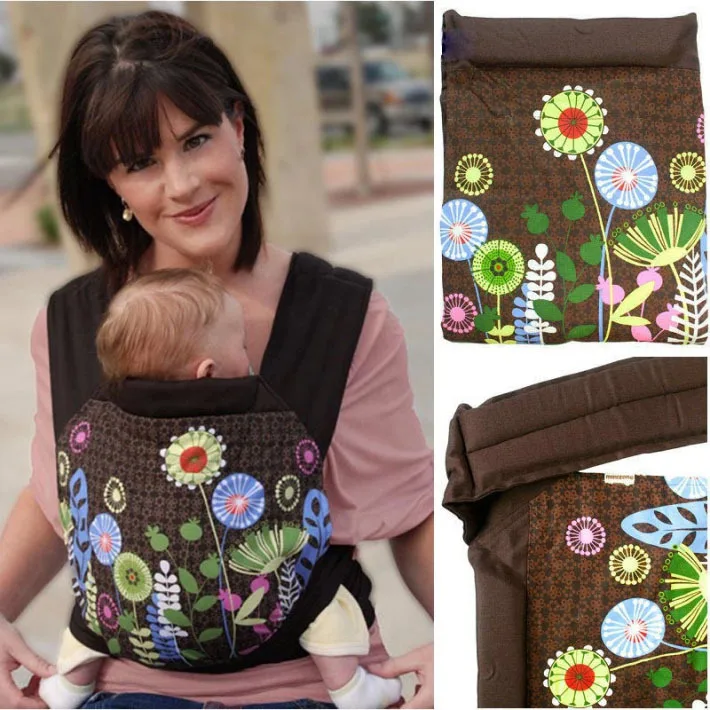 3 In 1 Mei Tai Baby Carrier Flower Embroidery Pattern Design Newborn Sling Wrap Front Back For Children