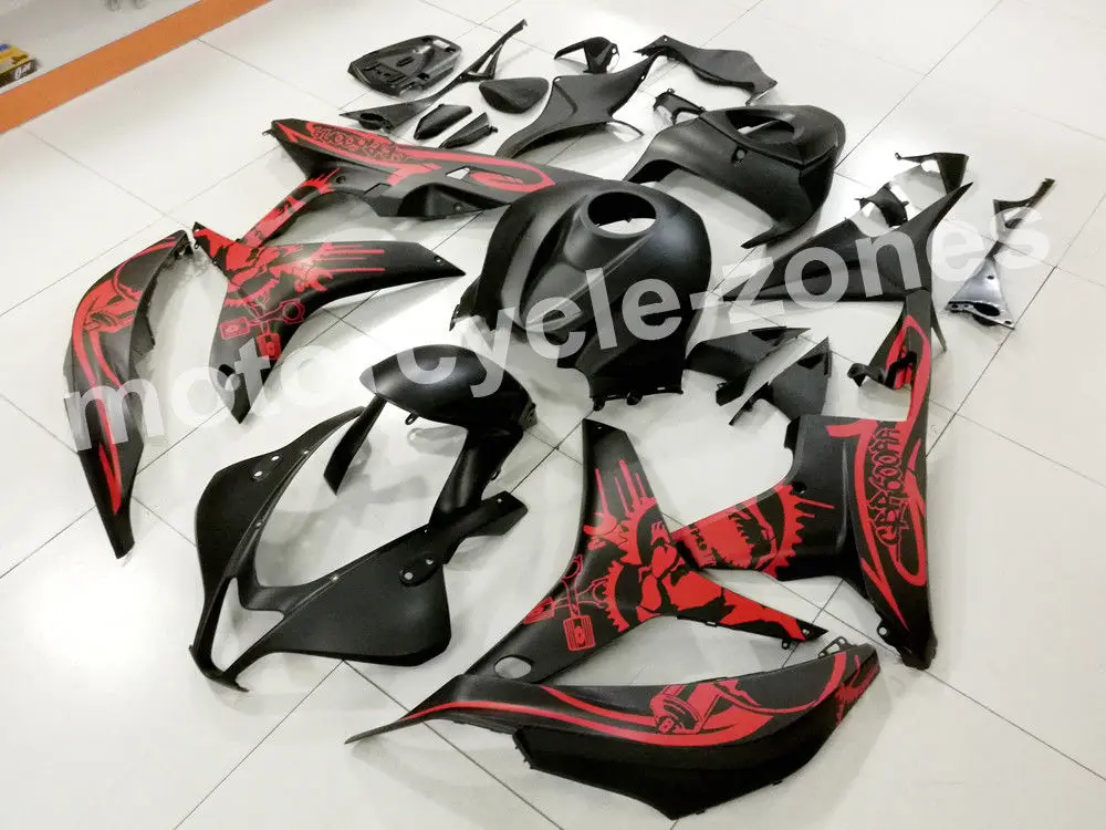 Мотоцикл обтекатель комплект для Honda CBR 600 RR F5 2007-2008 07 08 матовый черный инъекции Обтекатели на кузов комплект