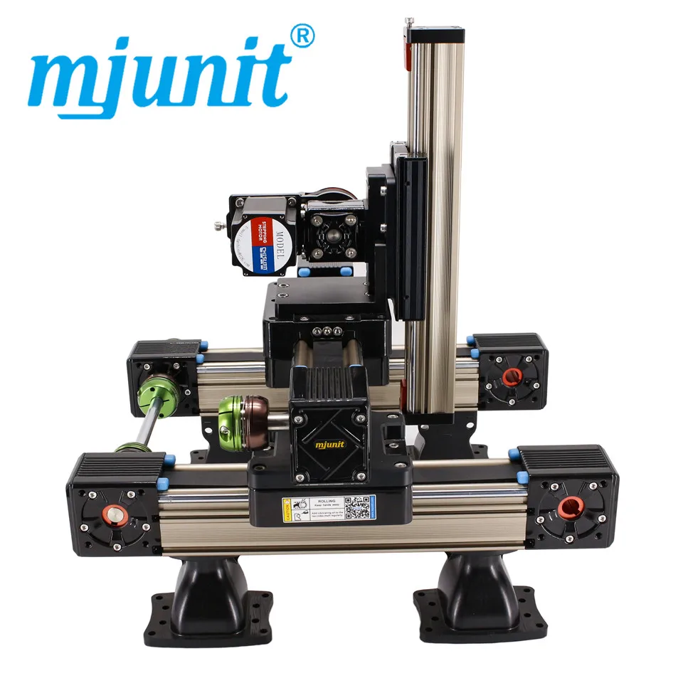 Mjunit MJ60 + MJ45 xyz линейный привод ленточный приводной блок рельс длиной хода 300x500x400