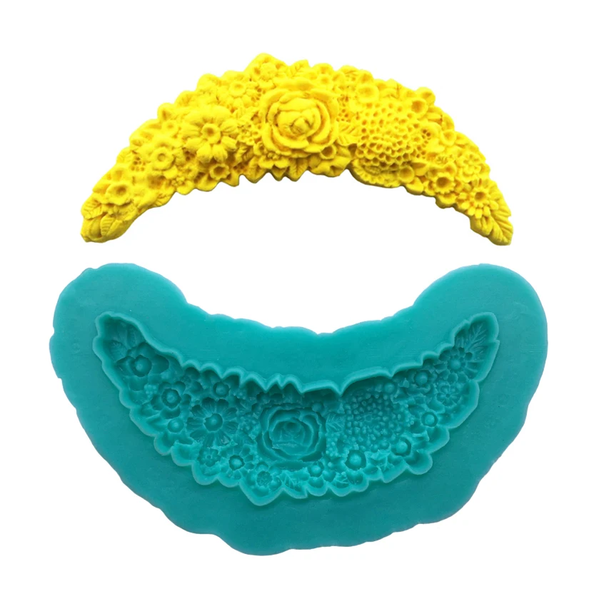 

Flower Shape Cake Fondant Decorating Tools, Silicone Mold For Cake Craft, Silicone Soap Molds