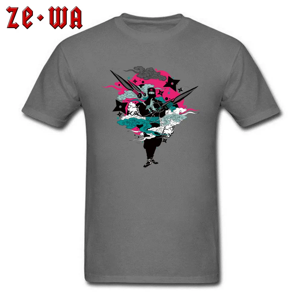 Men Brand Tops Shirts Round Collar VALENTINE DAY 100% Cotton T Shirts Europe japan samurai ninja japanese color T Shirts japan samurai ninja japanese color carbon