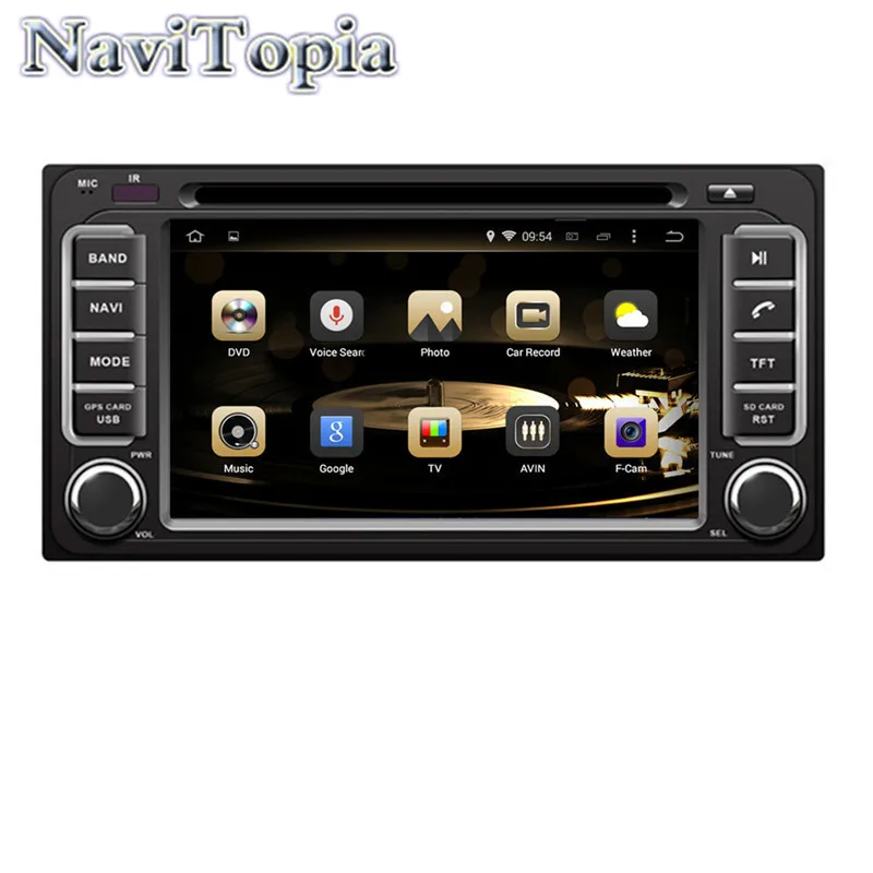 Best NAVITOPIA 4G RAM 32G ROM Octa Core Android 9.0 Car DVD GPS Navigation for Toyota RAV4 for Toyota FJ Cruiser for Toyota Alphard 2