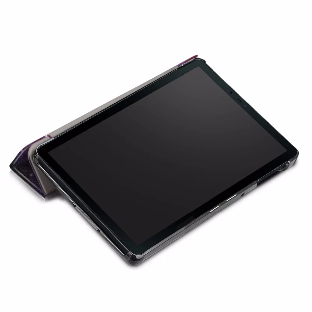 20 шт./лот Кастер роспись три раза Искусственная кожа чехол для Samsung Galaxy Tab S4 10,5 дюйма SM-T830 T835 кошелек Чехол