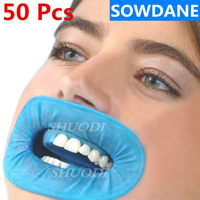 

50 Pcs Disposable Dental Rubber Dam Cheek Retractor for Dentist Surgery Use Natural Rubber Barrier Sterile Control for Isolation