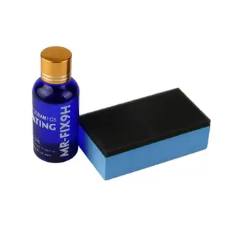 

2/3/4/5/10Pcs 30ML 9H hardness Car Super Hydrophobic Glass Coating Car Liquid Ceramic Coat Auto Paint Care+ sponge+Fiber towel