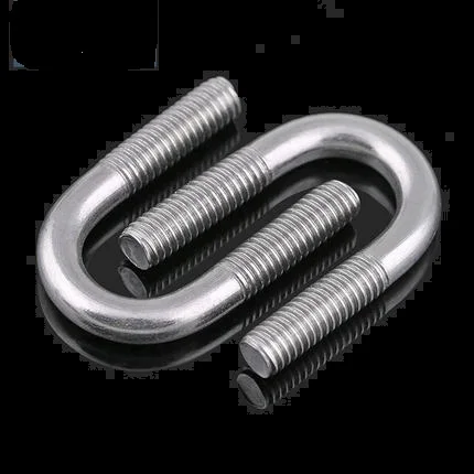 M10 M12 standard 304 stainless steel U screw type U card, U type bolt, U shaped tube clamp, horse pipe hoop