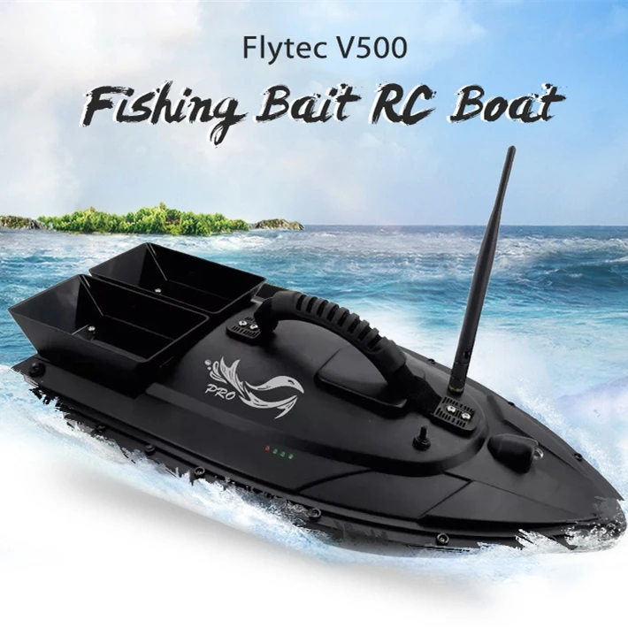 Flytec V500 50 см рыболовная приманка RC лодка 500 м дистанционный рыболокатор 5 4 км/ч 2 24 ч