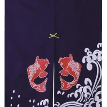 На заказ) Корея/Япония/Китай суши ресторан кухня подвесной дверной проем ткань занавес Норен-карпс(85x140 см