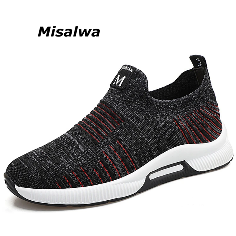 Misalwa Invisible Height Increasing 5 Cm Men Elevator Shoes Summer