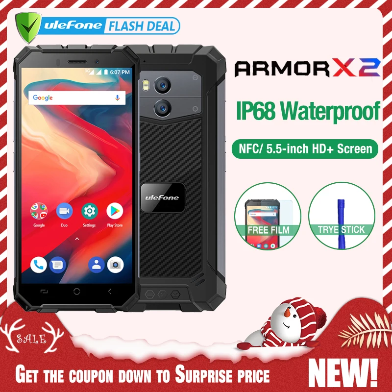 Ulefone Armor X2 Waterproof IP68 3G Smartphone 5.5