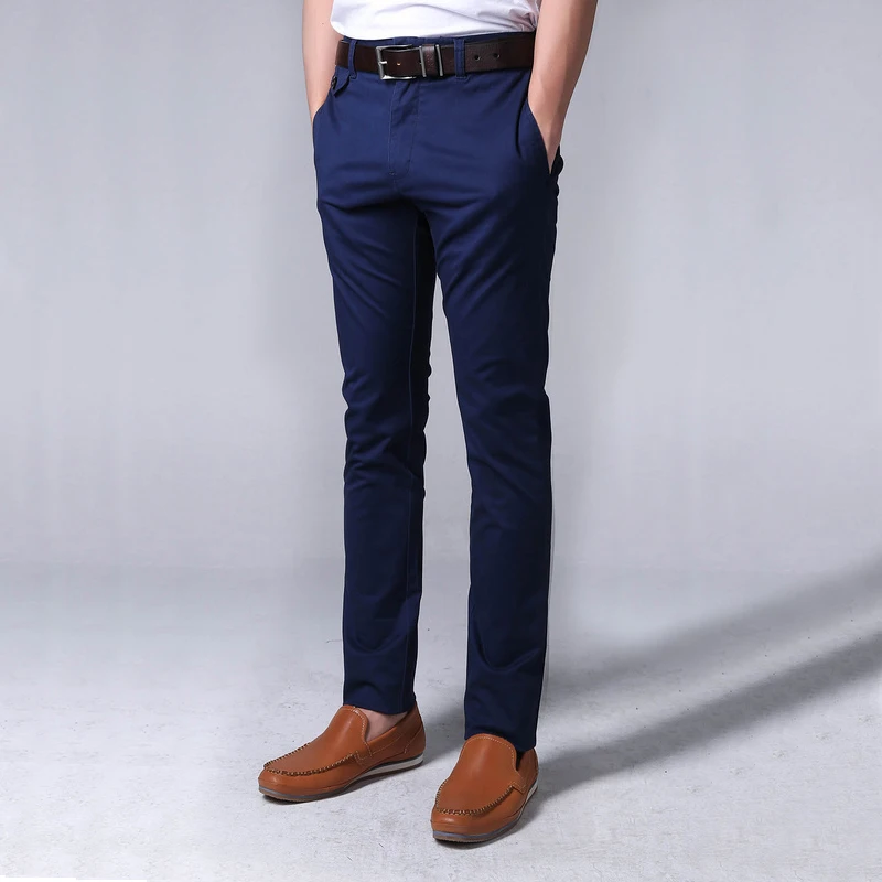 navy blue casual pants