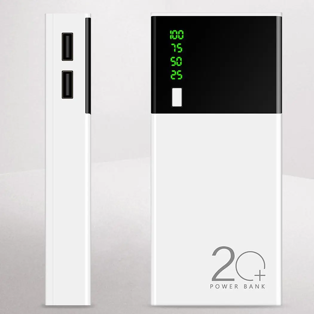 10000 мАч Внешний аккумулятор повербанк 2 USB светодиодный power Bank портативный