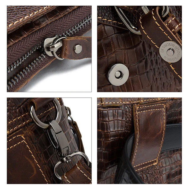 WESTAL Genuine Leather Travel Waist Pack Fanny Pack Men Leather Belt Waist Bags Phone Pouch Small Chest Messenger for Man 8000 6