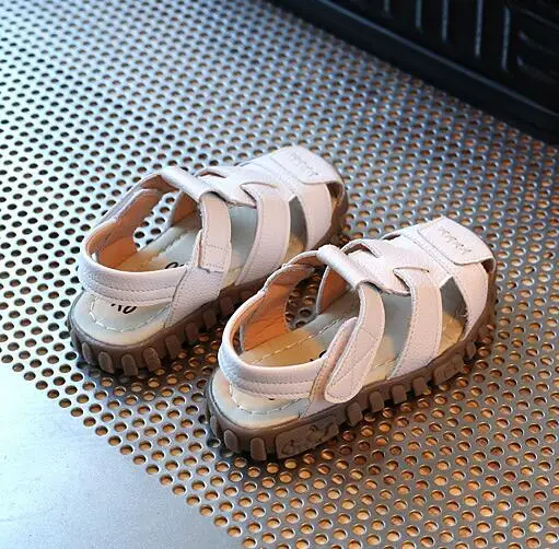 Летняя детская обувь, классические стильные сандалии для мальчиков, однотонные мягкие резиновые пляжные сандалии для мальчиков, размер 21-36#8CZ0236