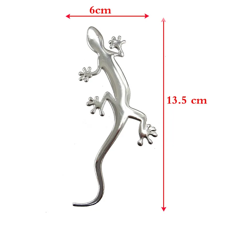 Ящерица Геккон Забавный 3D стикер для автомобиля мягкий ПВХ хромированный значок эмблема наклейка автомобиль украшение автомобильные отличительные знаки аксессуары для автомобиля