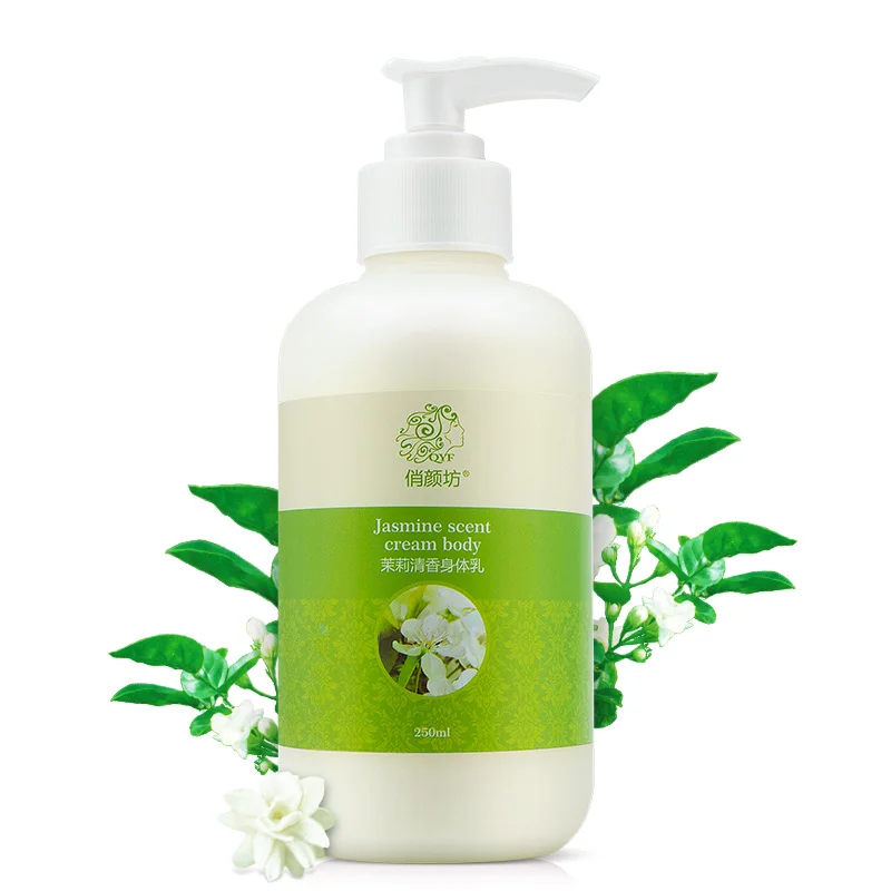 

QYANF Jasmine Body lotion moisturizing whitening exfoliating removing dead skin bleaching cream skin lightening cream for body