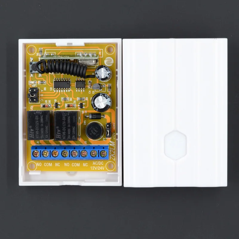 High-quality 12V 24V 2CH RF Wireless Remote Control Lighting Switch Receiver With 2CH Relay For Smart Home 315Mhz/433.92Mhz High-quality 12V 24V 2CH RF Wireless Remote Control Lighting Switch Receiver With 2CH Relay For Smart Home 315Mhz/433.92Mhz