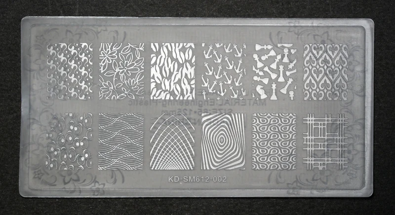 Новое поступление 5 шт./лот пластины для штамповки ногтей прозрачный желе штамп искусство ногтей штамп трафарет Маникюр Шаблон инструменты для ногтей 10 стилей