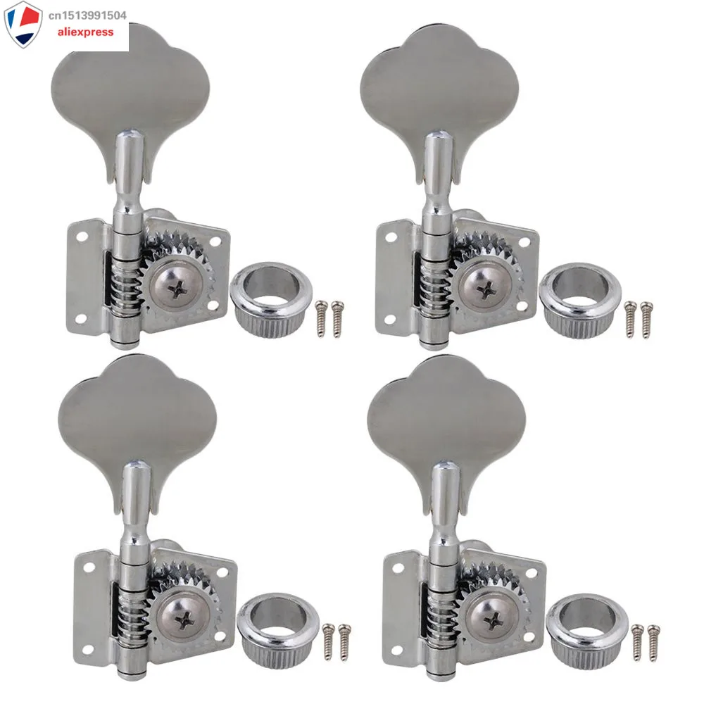 4R Vintage Open Electric Bass Guitar Machine Heads Tuners Tuning Pegs