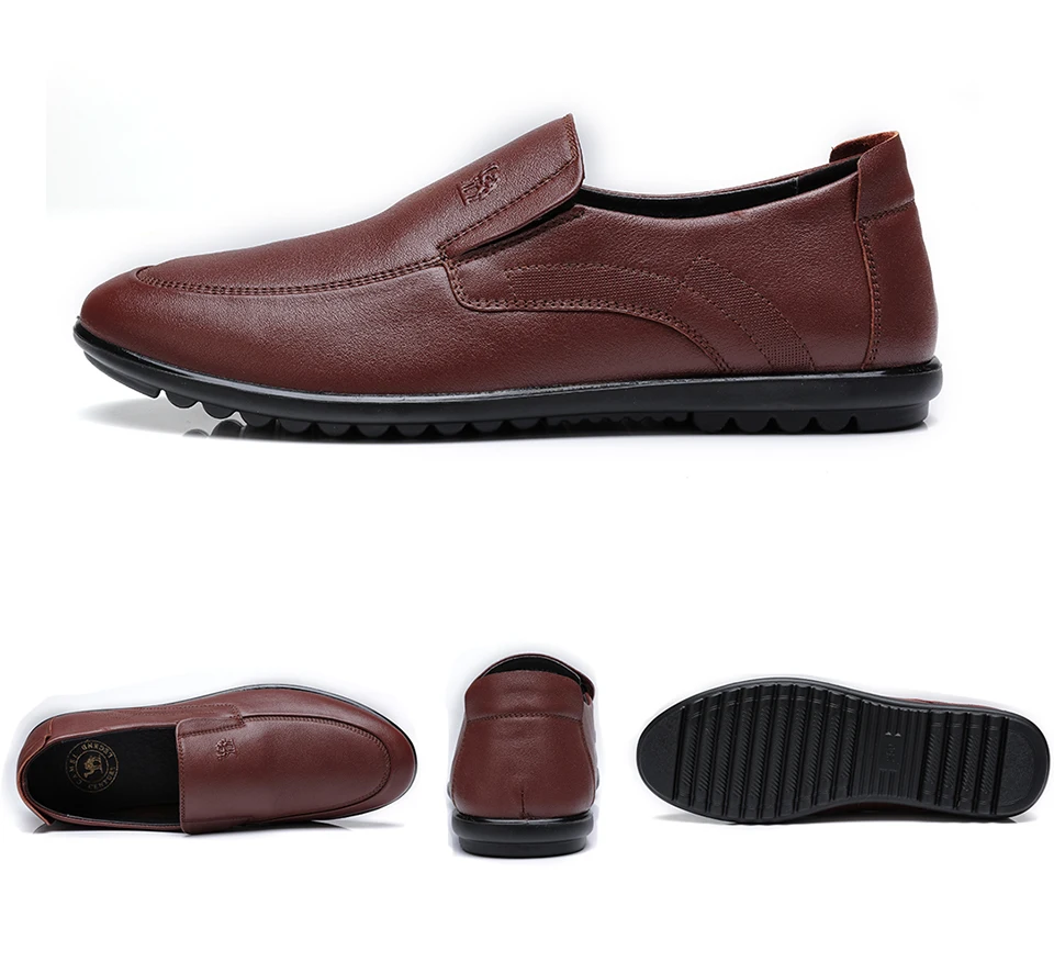 CAMEL/Высококачественная обувь из натуральной кожи; мужские деловые мужские лоферы; повседневная кожаная мягкая удобная обувь на плоской подошве для мужчин