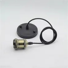 Ретро подвесные светильники E27 алюминиевый цоколь лампы держатель для Винтаж кафе-бар ресторан декоративное освещение лампы, 5 шт