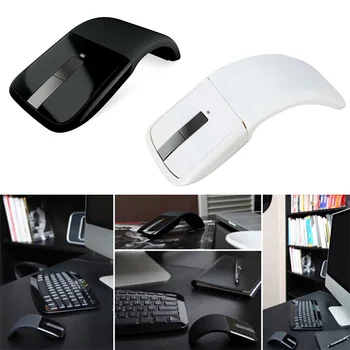 

New 2.4GHz Folding Wireless Mouse With USB Receiver Bendable Optical Mice for Computer PC Laptop DOM668