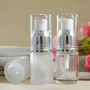 

Wholesale 20ml anodized aluminum pump lotion bottle, glass bottle, cosmetics bottle