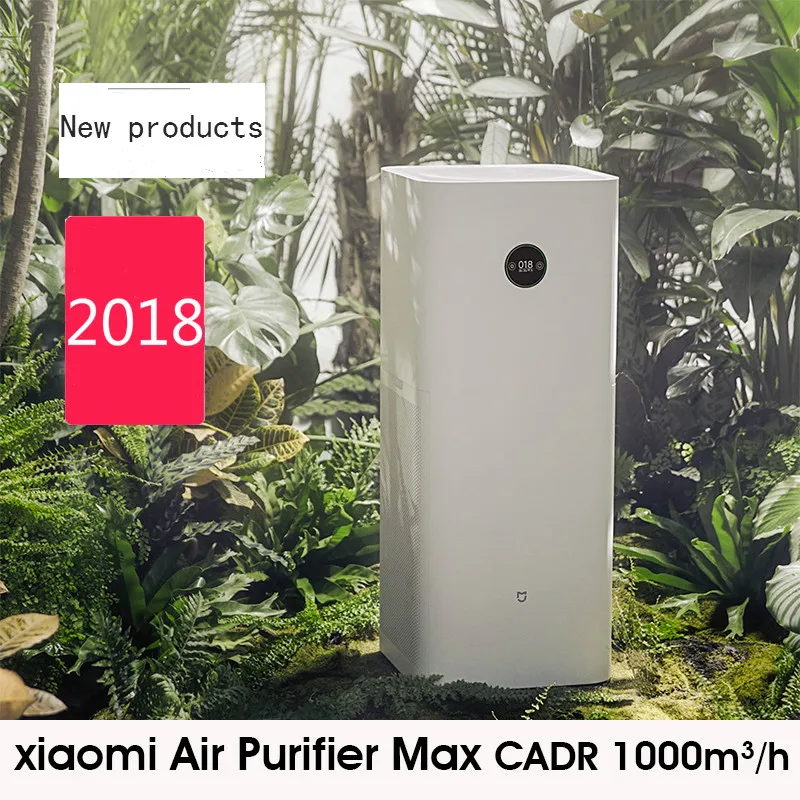 

2018 New products Xiaomi Air purifier Max professional CADR upto 1000m3/h| OLED displayer, app controlled 28-64dB