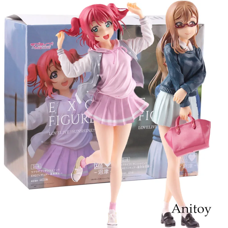 

Love Live Sunshine Figure School Idol Project Kunikida Hanamaru / Ruby Kurosawa EXQ Figure PVC Collectible Model Toy 20cm