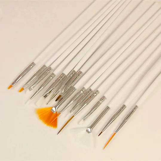 15 pcs Professional Nail Art Decorations Brush Set Tools