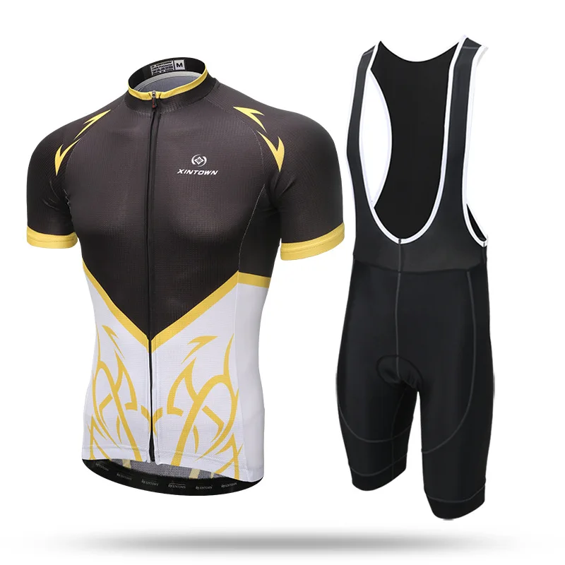 

Q448 New 2017 cycling condole belt suit with short sleeves bicycle short-sleeved summer sling suit NEW Cycling Bib Shorts
