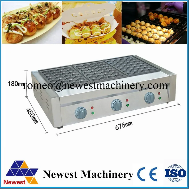 Takoyaki Maker Machine 3 Plate Hot Sale