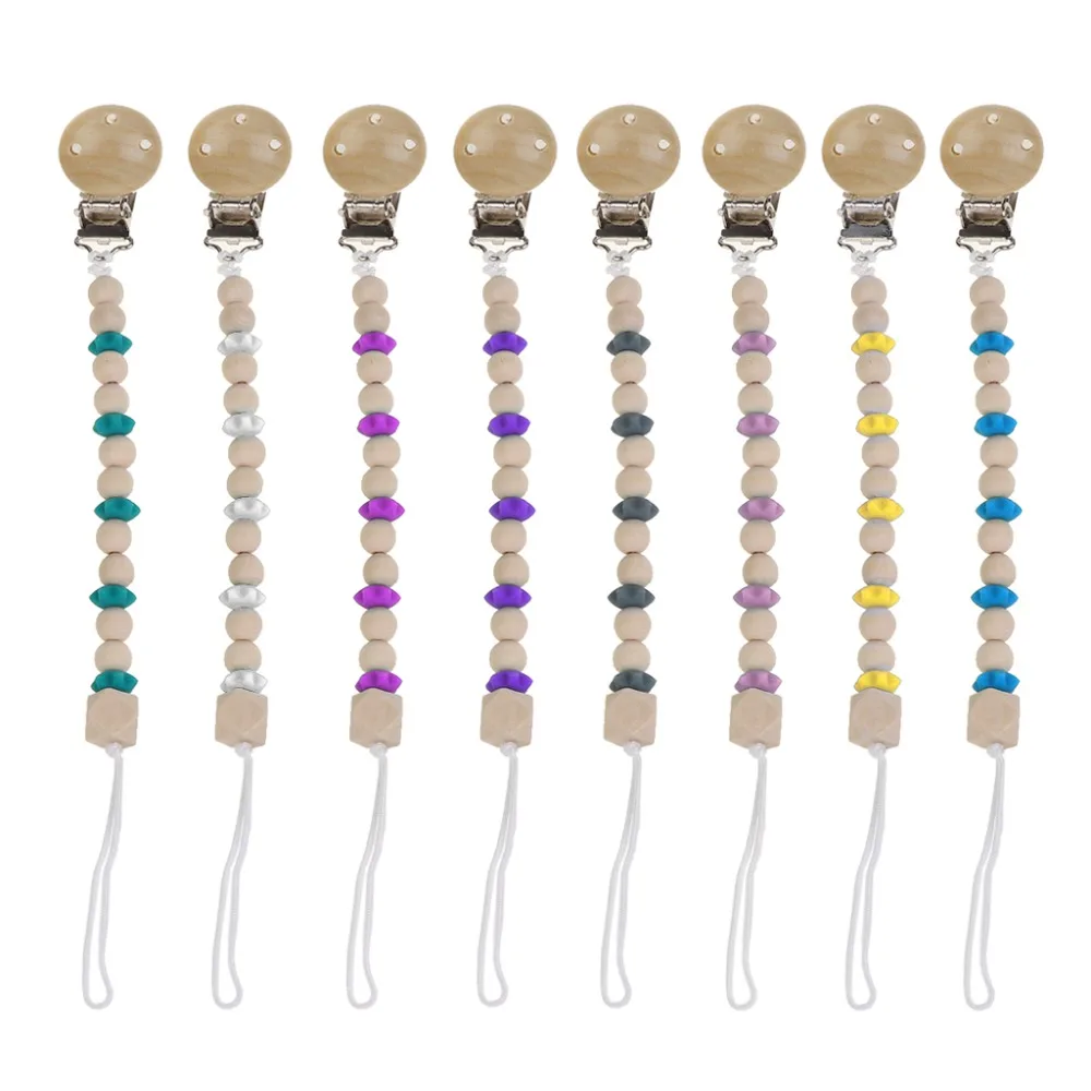 Baby Pacifier Clip Chain Soother Leash Strap Nipple Holder For Infant