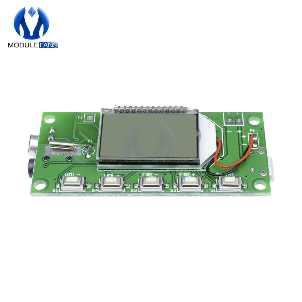 DSP PLL 87-108MHZ lcd FM Радио беспроводной микрофон стерео передатчик/модуль приемника Горячая Распродажа бренд