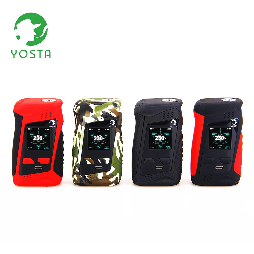 

Yosta Livepor 230W Vape Mod 18650 Battery 510 Thread Temperature Control 0.01s Fast Firing Speed Electronic Cigarette Box Mod