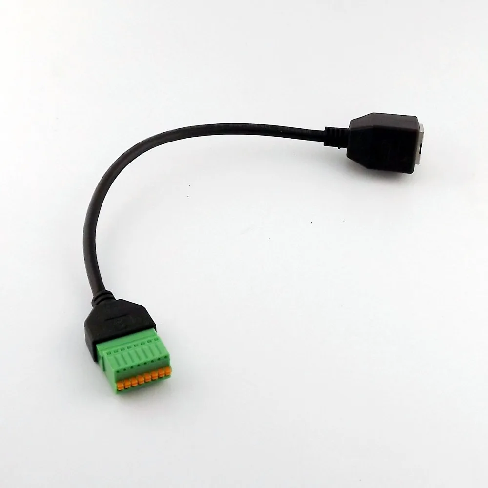 1xRJ45 Ethernet гнездовой разъем до 8 штырьков av-терминал пружинный адаптер
