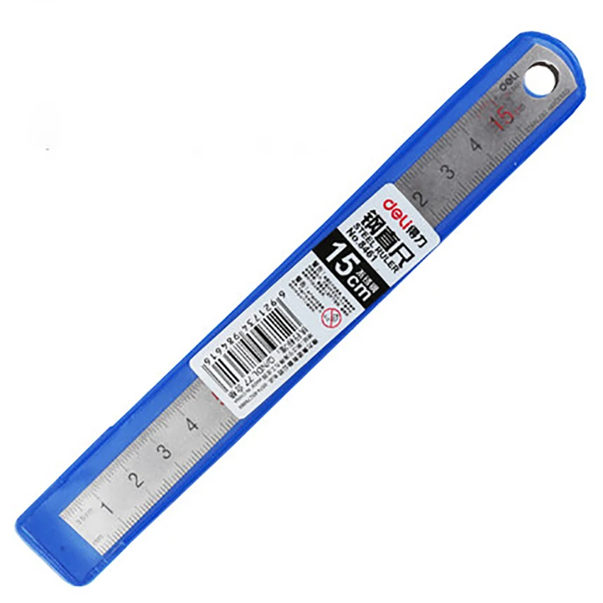 15cm 스테인레스 스틸 측정 눈금자 학생 문구 미술 그리기 직선 눈금자 디자이너 엔지니어 클리어 스케일 페인팅 눈금자